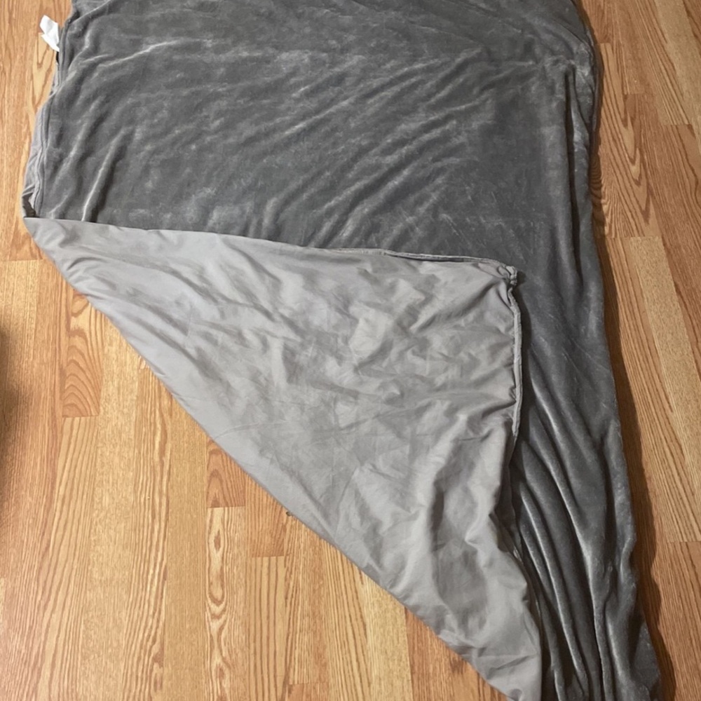 Gray Weighted Throw Blanket